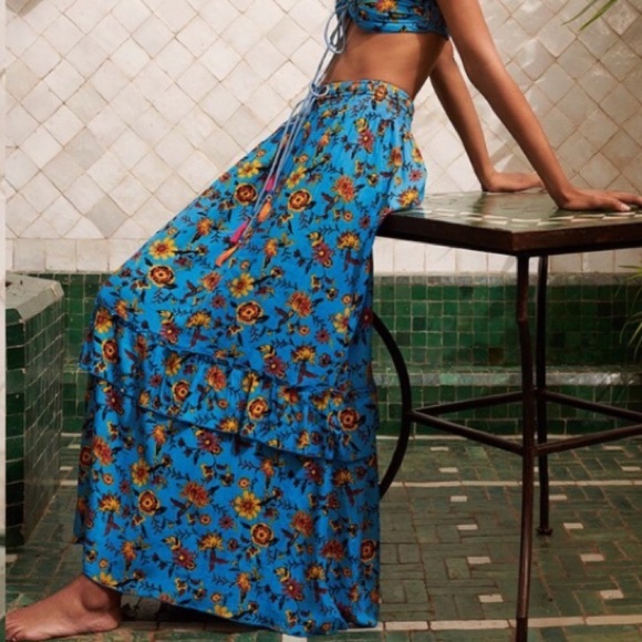 Urban Outfitters Dresses & Skirts - UO Out from Under Orla Ruffle Maxi Skirt Floral S